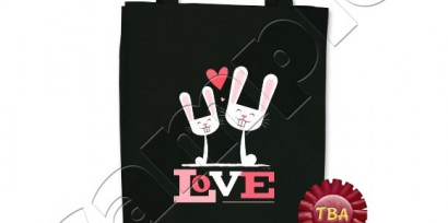 TBA Winner - Bunnies in Love Tote Bag