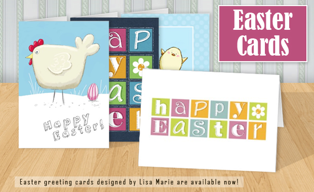 Easter Greeting Cards Designed by Lisa Marie Robinson © All Rights Reserved
