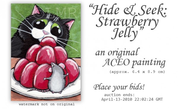 Original Cat ACEO: Hide and Seek © Lisa Marie Robinson Original Cat ACEO: Hide and Seek © Lisa Marie Robinson
