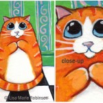 Cat ACEO Matryoshka © Lisa Marie Robinson
