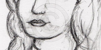Female Pencil Sketch © Lisa Marie Robinson