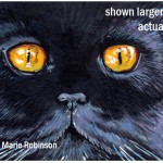 Black Cat ACEO: Salem copy; Lisa Marie Robinson