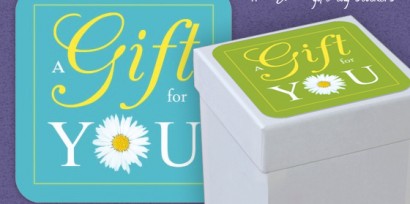 A Gift for You - Gift tag stickers by Lisa Marie Robinson
