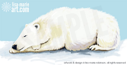 New polar bear artwork