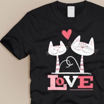 Cats in Love T-Shirt