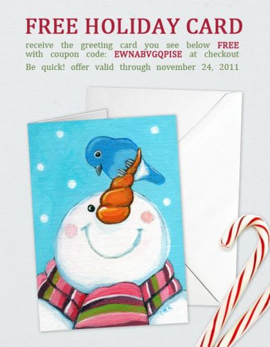 Free Holiday Greeting Card Offer