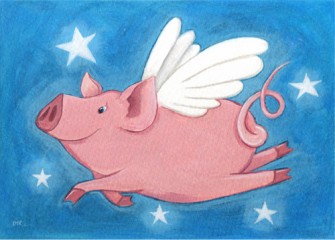 Flying Pig by Lisa Marie Robinson