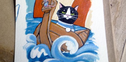 Finished ACEO - Nothing but Water