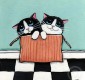 Special Delivery - Cat Art