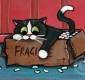 Cat ACEO - Fragile by Lisa Marie Robinson