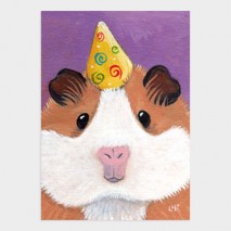 Party Guinea Pig ACEO