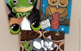 Cat and Owl ACEO prints