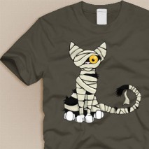 Halloween Mummy Cat T-Shirt