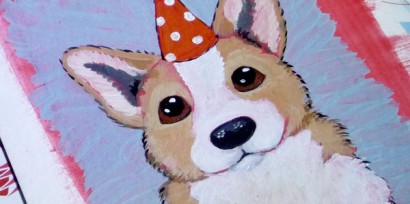 Work in Progress - Corgi ACEO