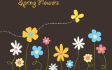 Funky Spring Flowers &copy; Lisa Marie Robinson
