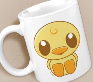 Lil' Yellow Duckie Kawaii Mug