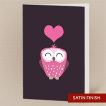 Owl Love You Forever (Pink) Greeting Card