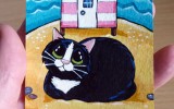 Cat ACEO - Outside No 14