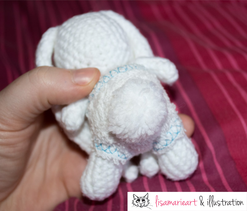 Crochet Baby Bunny Tail