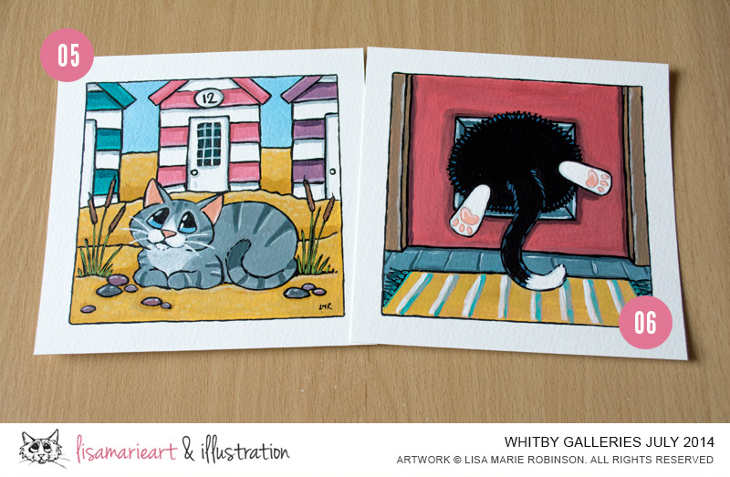 31-07-2014 Cat Paintings at Whitby Galleries