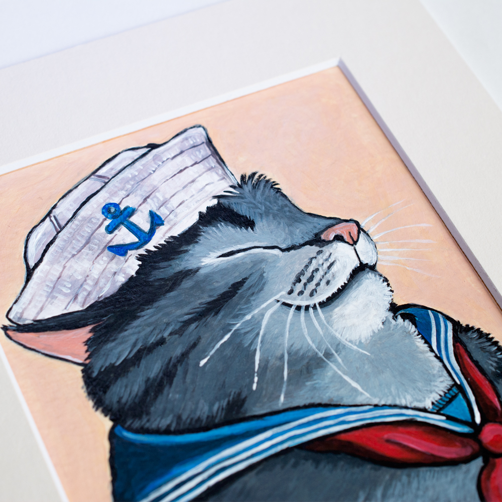 Sailor Cat by Lisa Marie Robinson