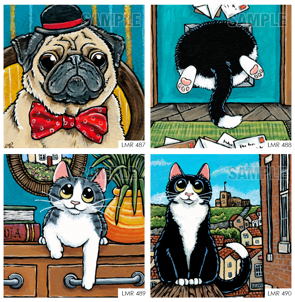 Whitby Galleries Cat & Dog Illustrations