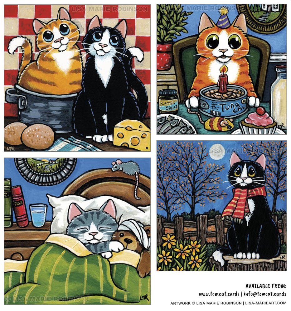 Cat Greeting Card Collection