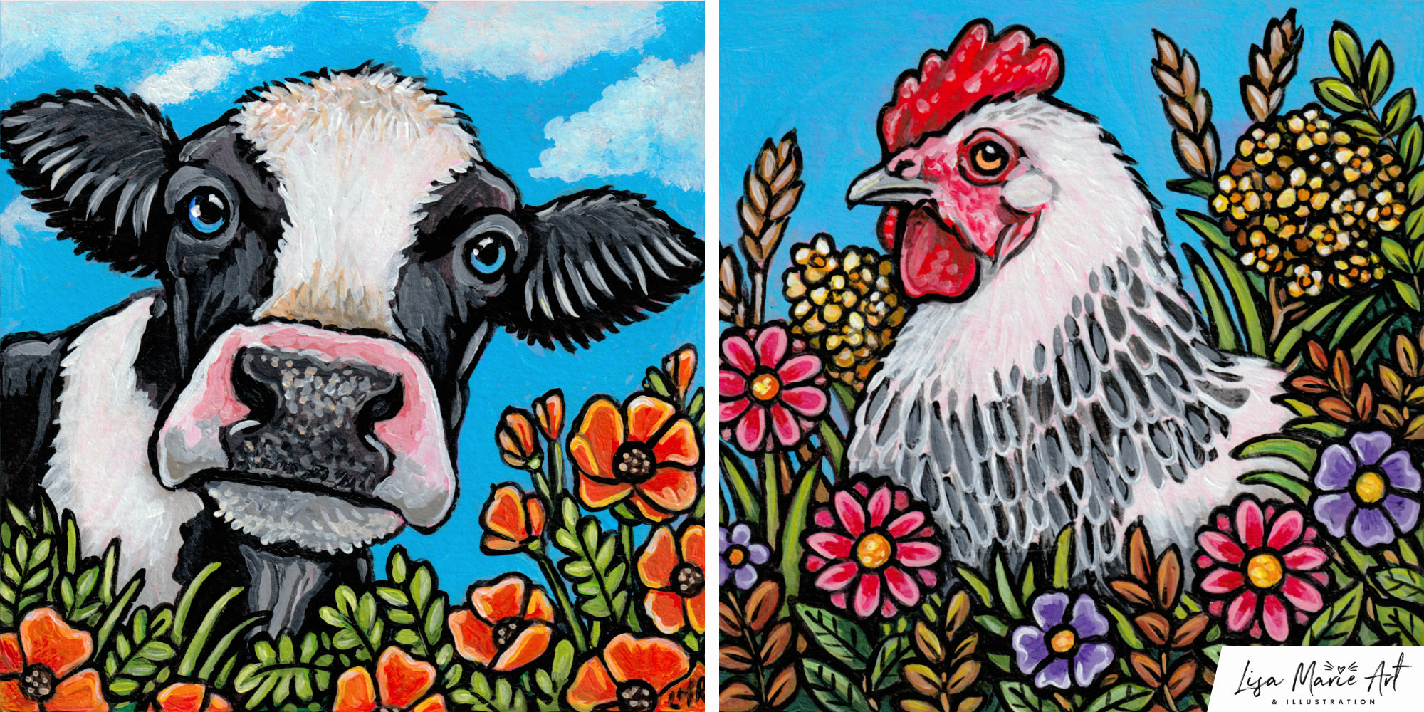 Original animal paintings by Lisa Marie Robinson available at Whitby Galleries.