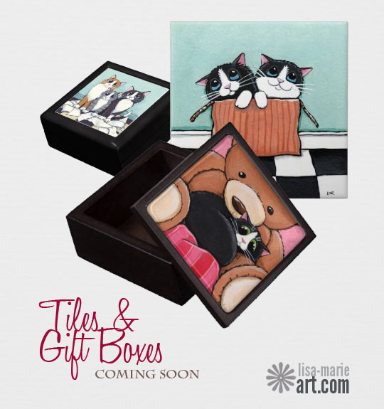 Tiles and Gift Boxes by Lisa Marie Robinson